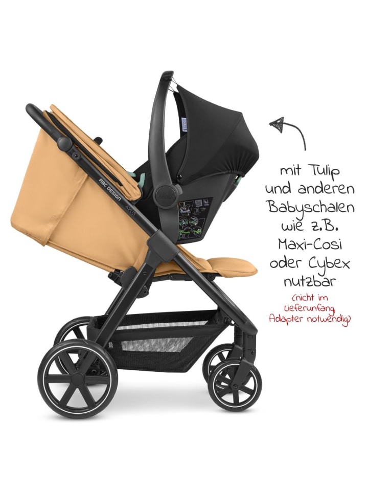 ABC-Design Buggy & Sportwagen Avus mit Einhand-Faltung und in gelb,schwarz günstig kaufen onesize