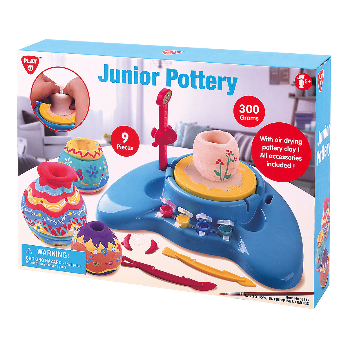 Junior Pottery - Mein erstes Töpfer-Set, 9 Teile