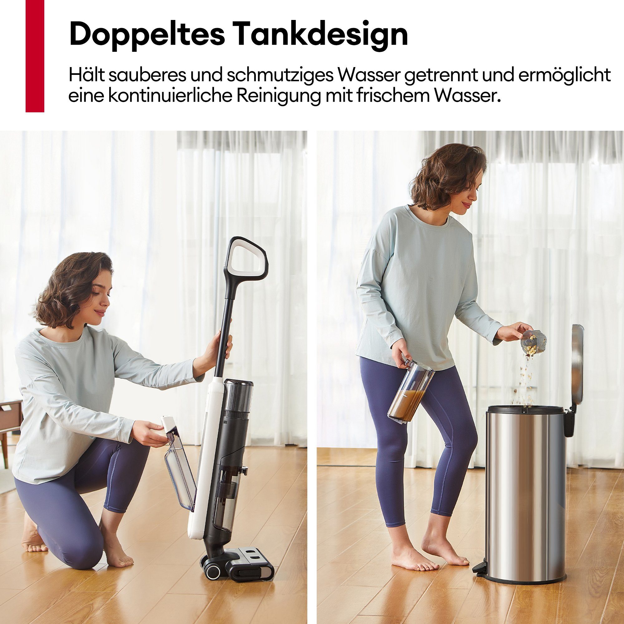 Ultenic Nass-Trocken-Akkusauger Ultenic AC1 Elite, beutellos