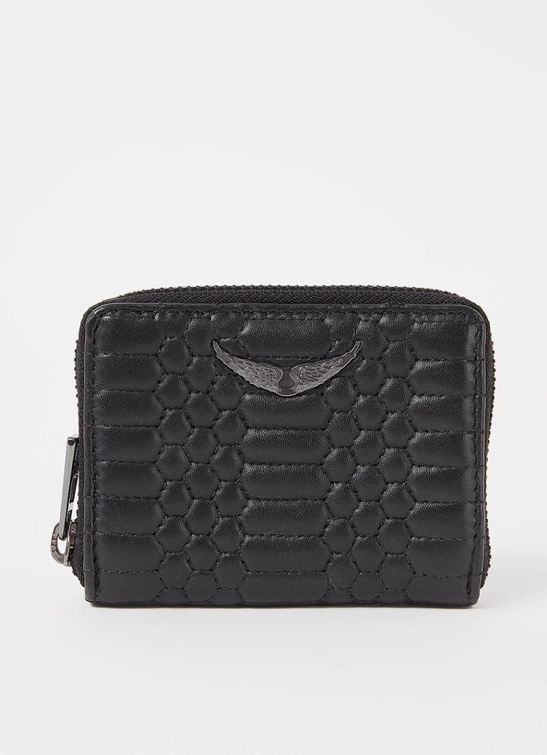 Portofel Zadig&Voltaire Mini Mat matlasat din piele de miel