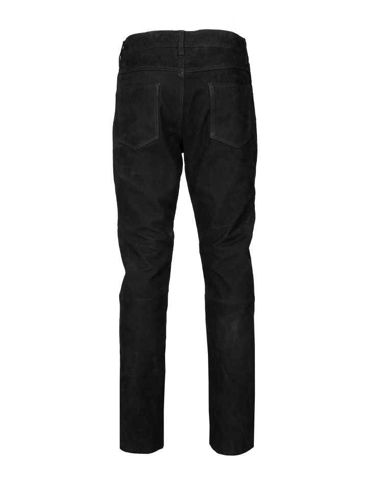 JCC Lederhose Phill in schwarz günstig kaufen
