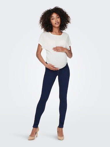 ONLY MATERNITY Umstandsjeans OLMRAIN LIFE REG SK JEGGING DBD DNM NOOS