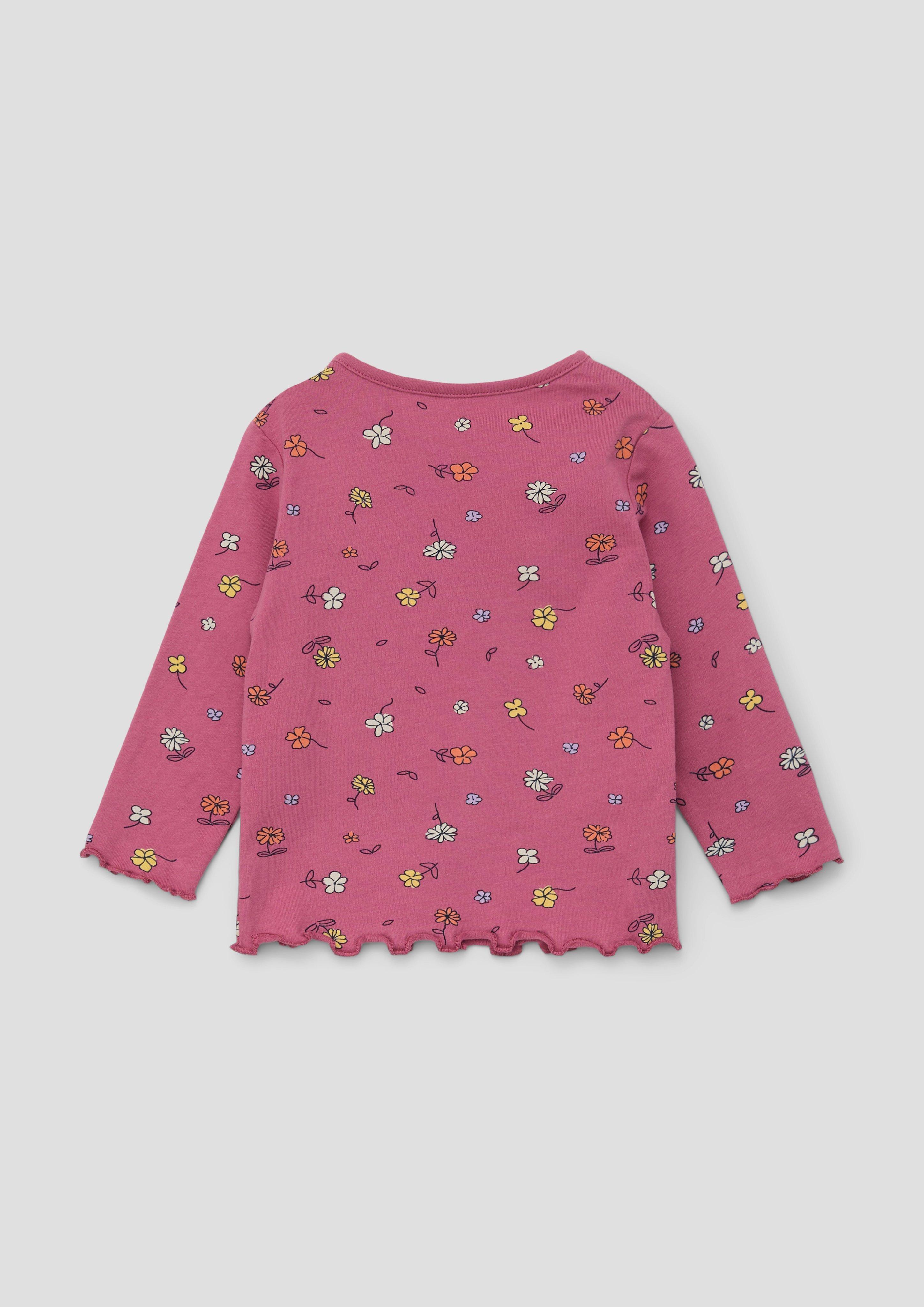 Longsleeve mit Bogenkante  2134438-45A1