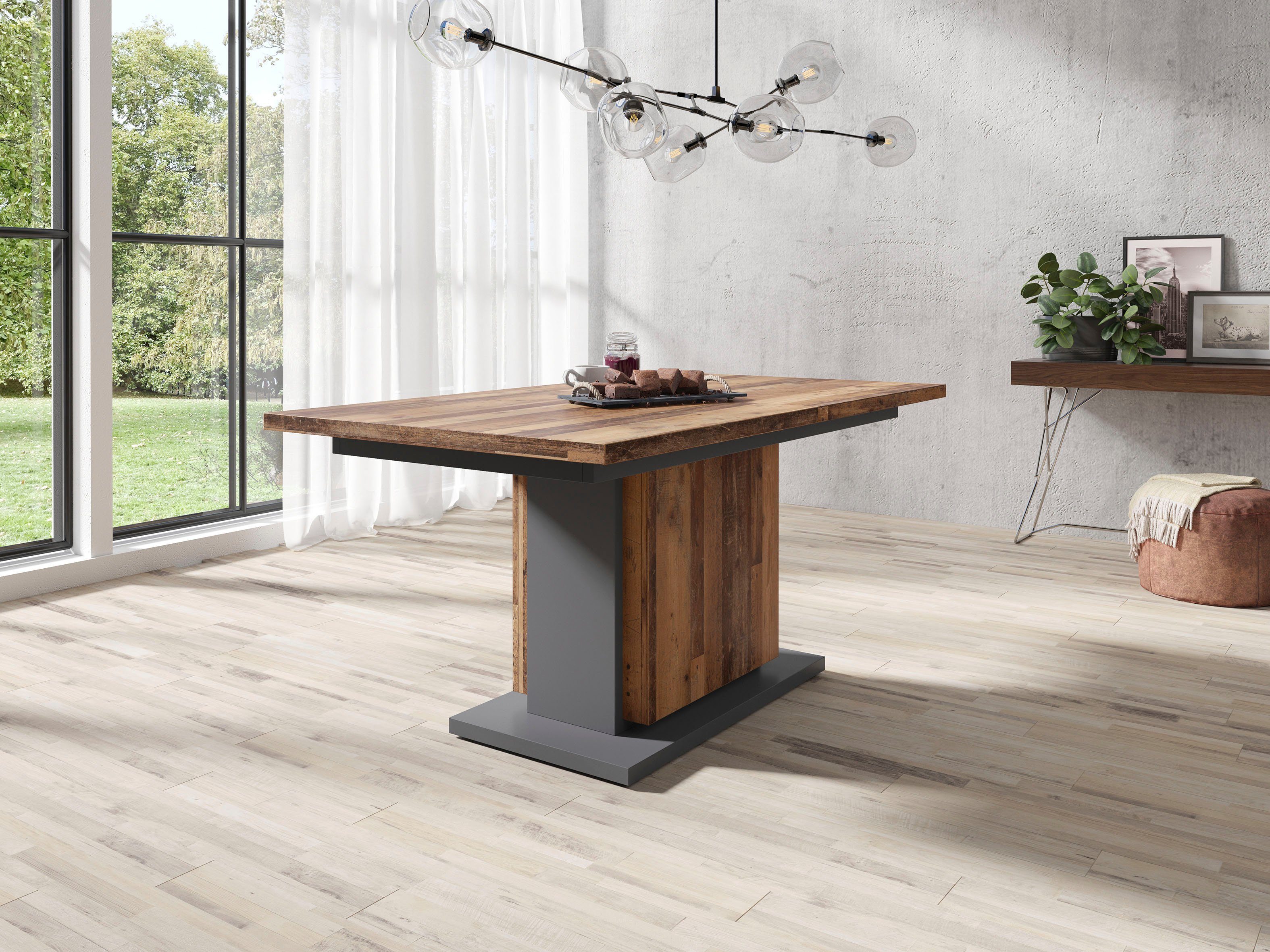 byLIVING Esstisch, mit Auszugsfunktion, in 2 Breiten 140-190 cm oder 160-215 cm