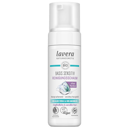 LAVERA basis sensitiv Reinigungschaum  150 ml  Schaum