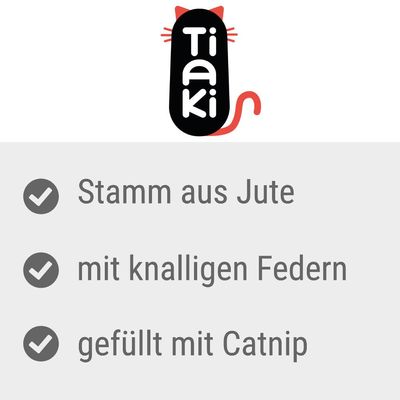 TIAKI Katzenspielzeug Palme