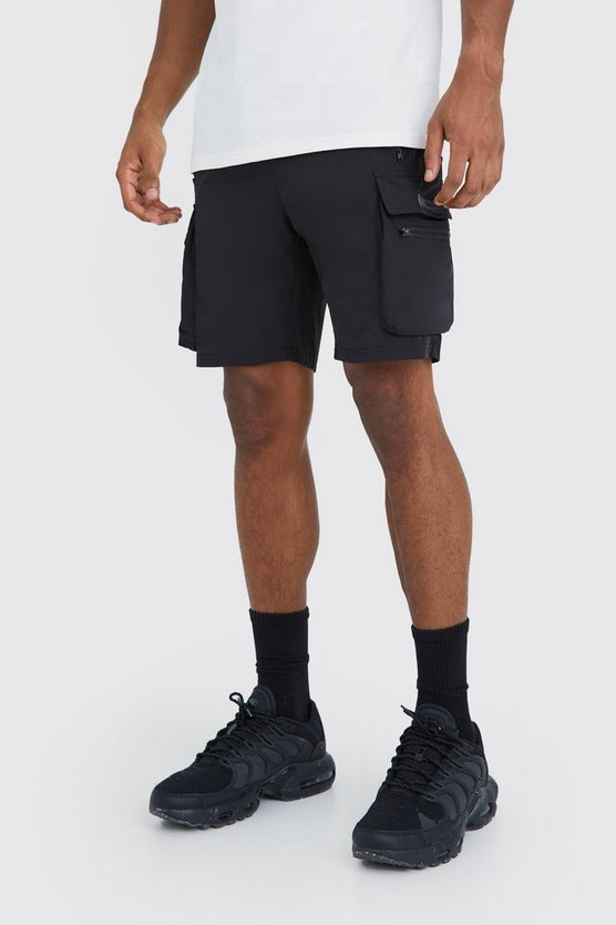 Man Active Cargo-Shorts