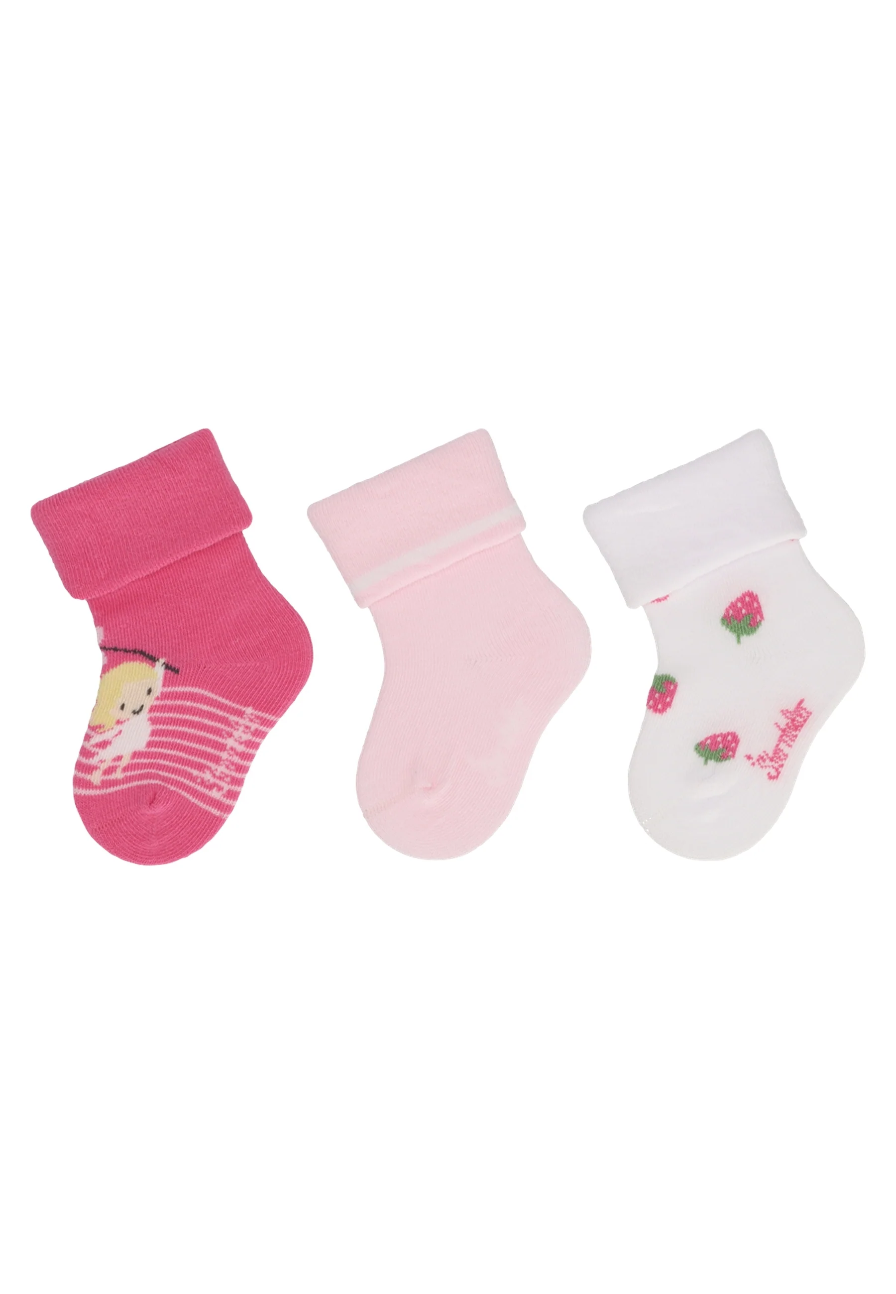 Socken im 3er Pack für Mädchen in versch. Farben