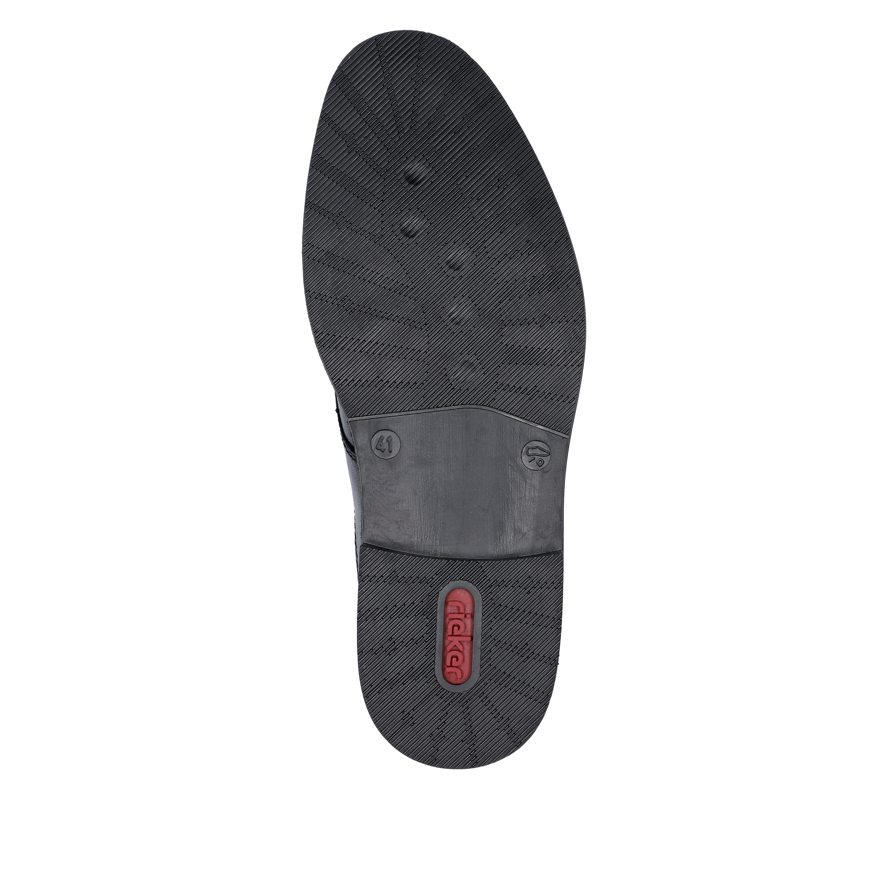 Rieker Herren Schnürschuhe nachtschwarz