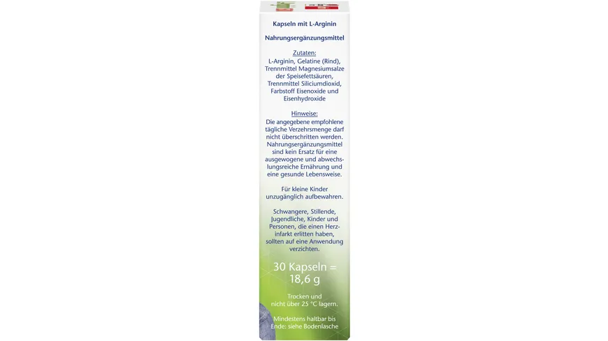 Doppelherz L-Arginin 1500 30 Kapseln