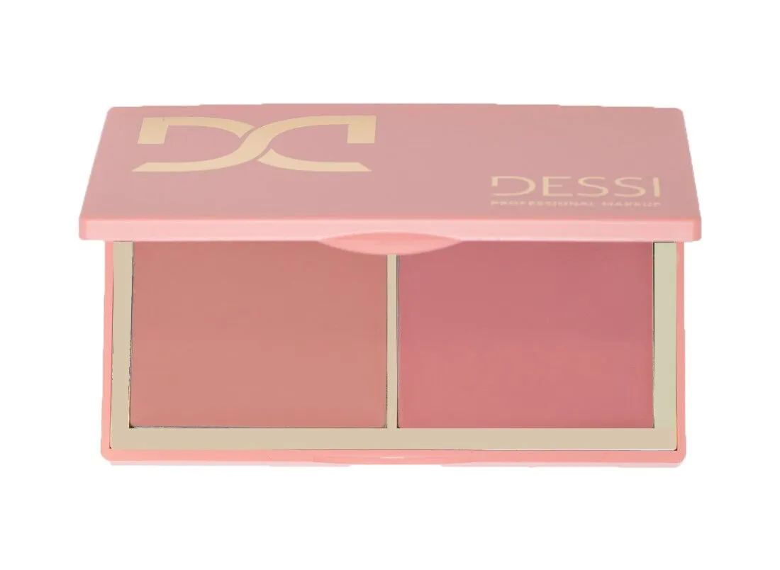 Dessi Cream Blush Sæt, 02 Abrikos/Jordbær Shake
