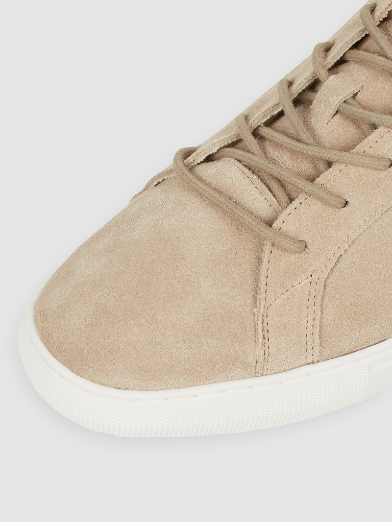 Sneaker aus Veloursleder Modell 'Galaxy' in beige