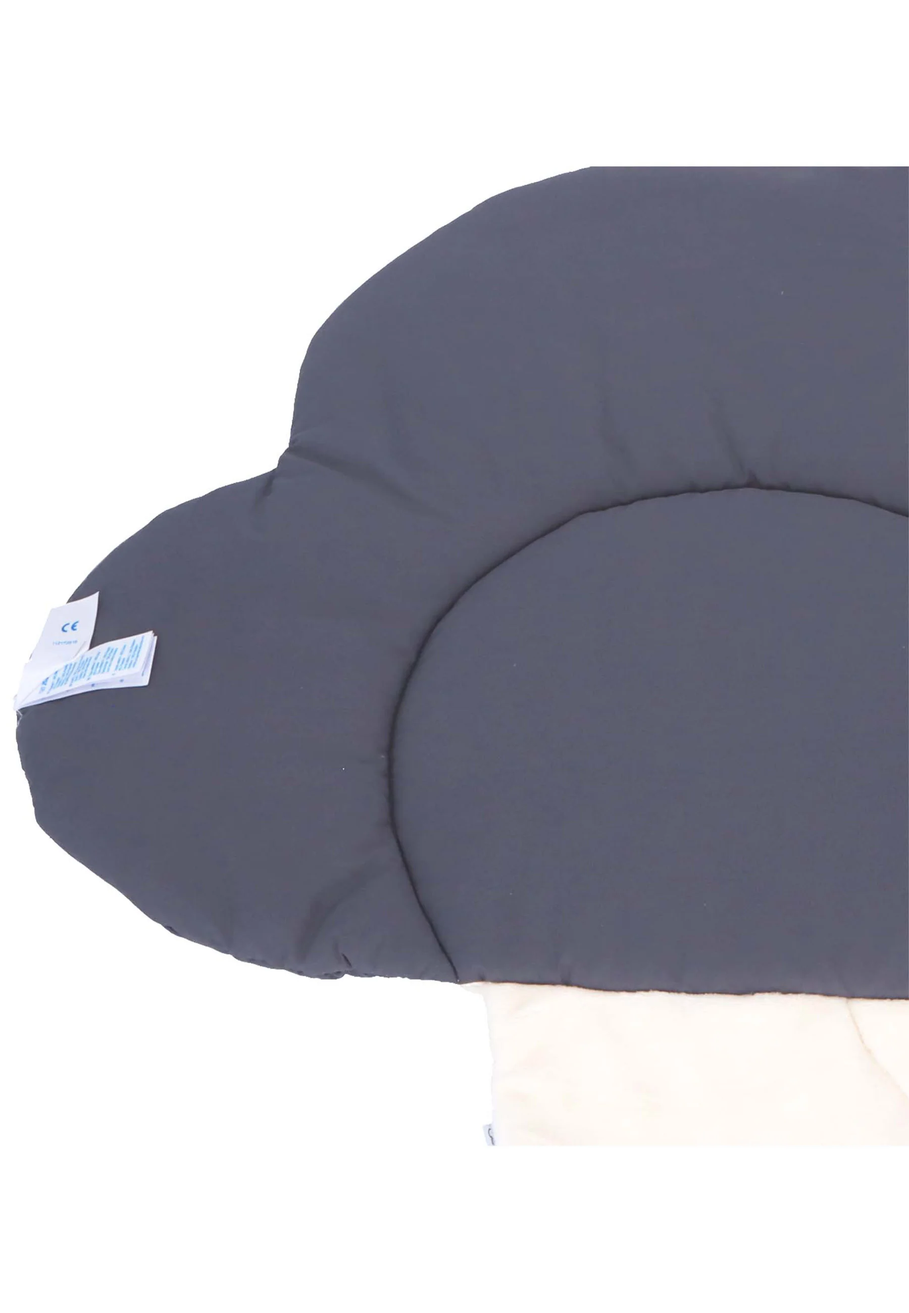 Krabbeldecke Motiv Wolke mit Eisbär Elia, Grau