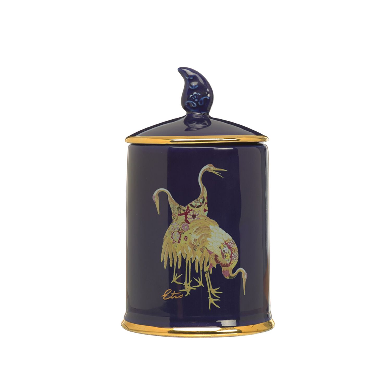 Etro Heron Bougie Avec Récipient en Céramique 550G