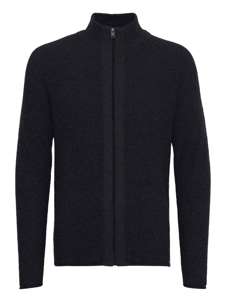 !SOLID Strickjacke SDKotcha 21301070-ME  Melierte Strickjacke mit Rollkanten in Schwarz günstig kaufen