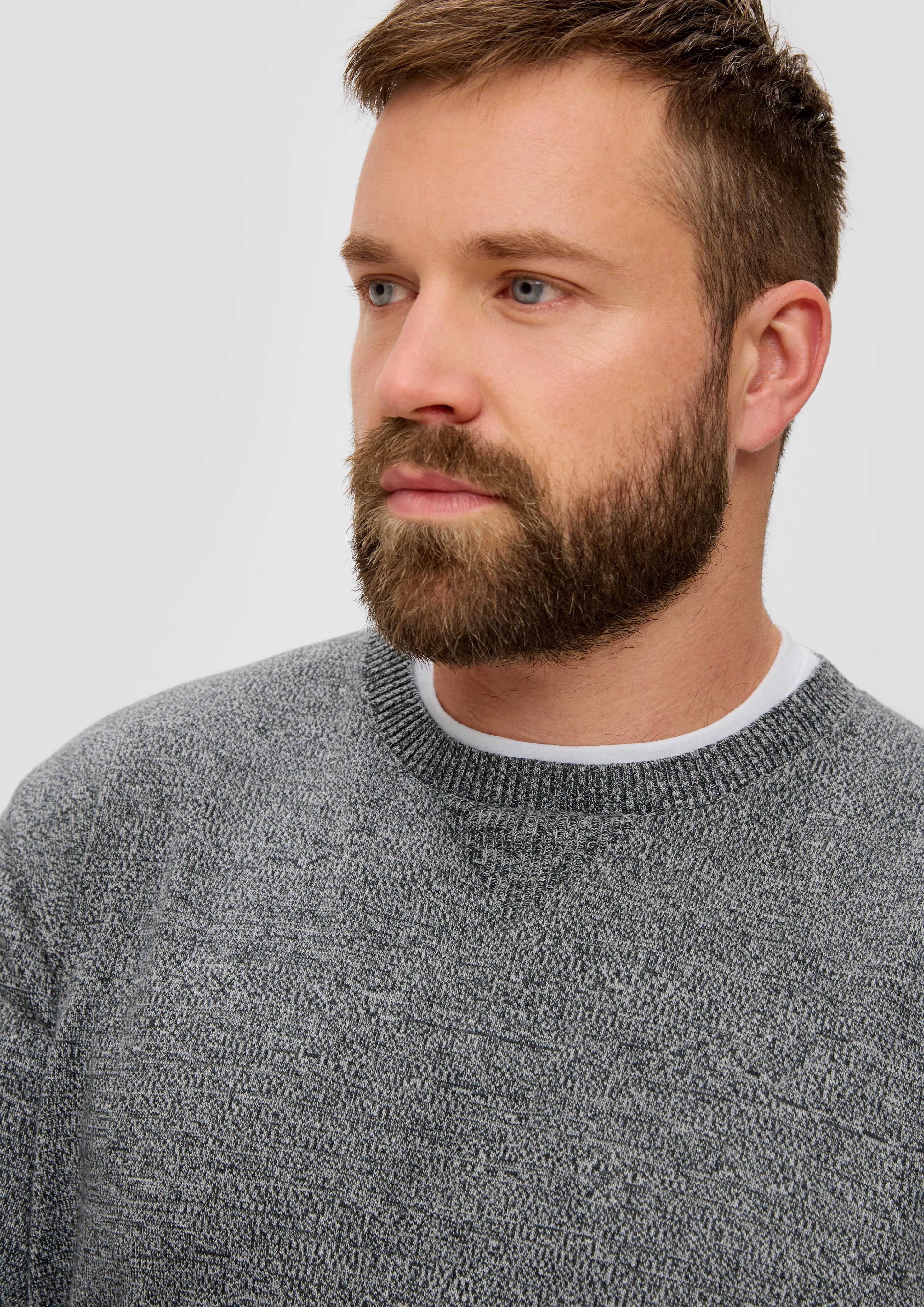 Strickpullover aus Effektgarn  2143366-98X1