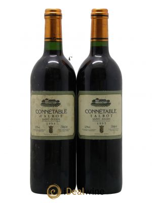 Connétable de Talbot Second vin  1995 - Lot de 2 Bouteilles