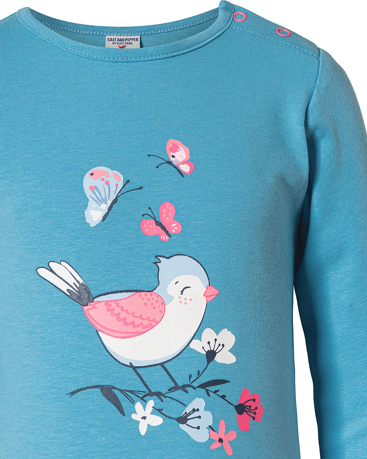 Baby Langarmshirt VOGEL für Mädchen von SALT AND PEPPER