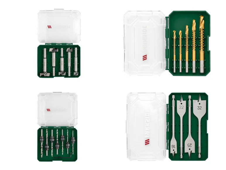 Brocas, brocas e fresas PARKSIDE® Zestaw