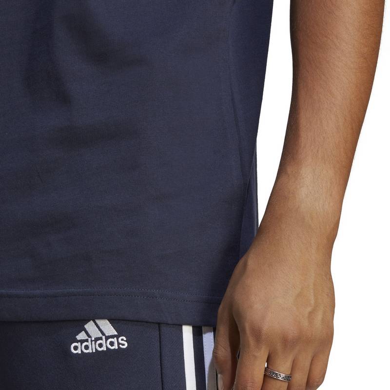 adidas ESSENTIALS SINGLE JERSEY 3-STREIFEN T-Shirt Herren
