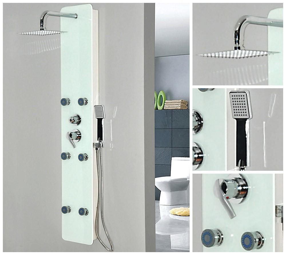 Home Deluxe Duschpaneel DIVE - white