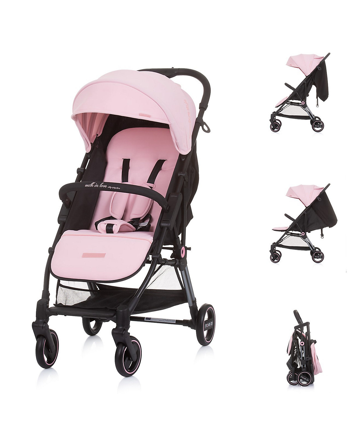 Kinderwagen Move on, klappbar, gefederte Vorderräder Buggys