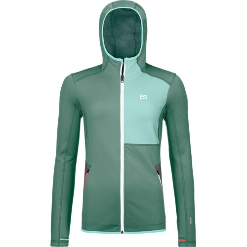 DAMEN UNTERJACKE FLEECE HOODY W