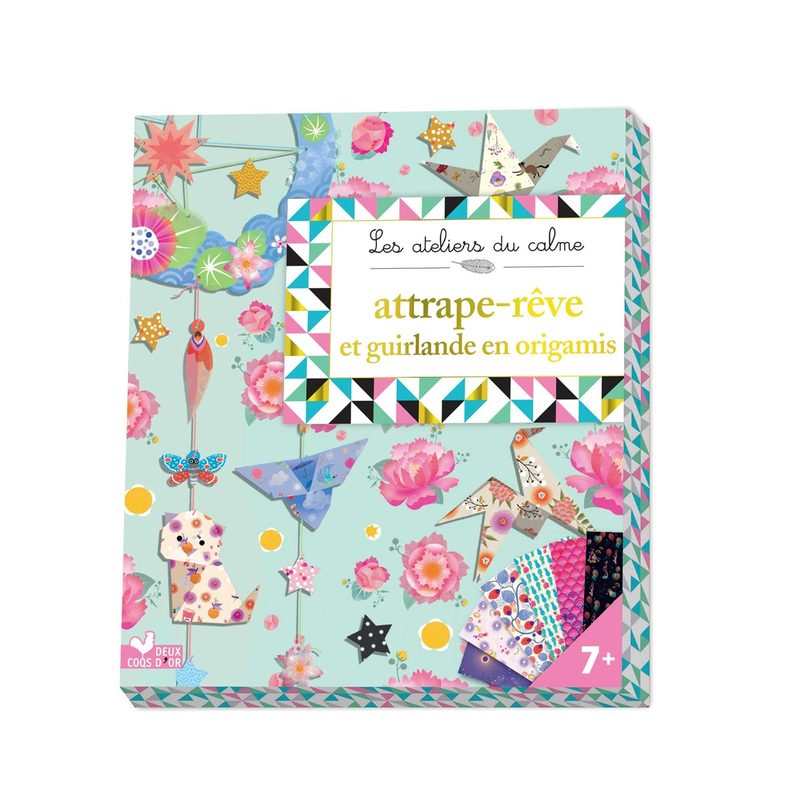 Livre Attrape rêve et guirlande en origamis - Deux Coqs d’Or