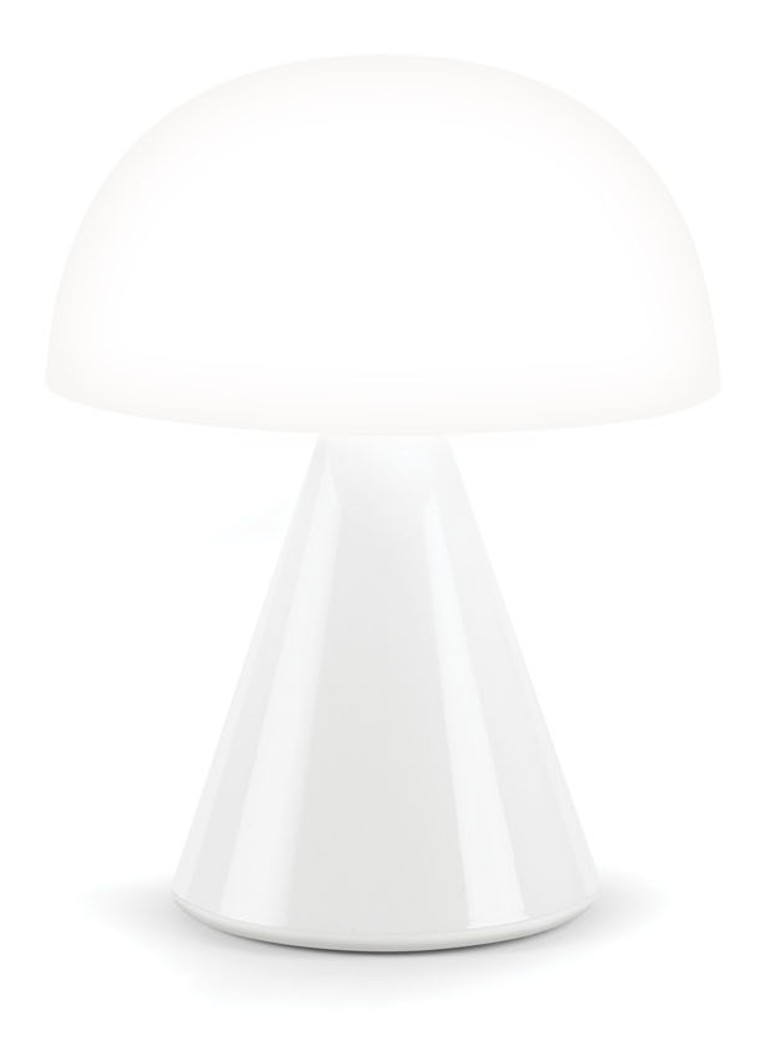 Lampă de masă wireless Lexon Mina, 17,8 x 14 cm (lungime x diametru).