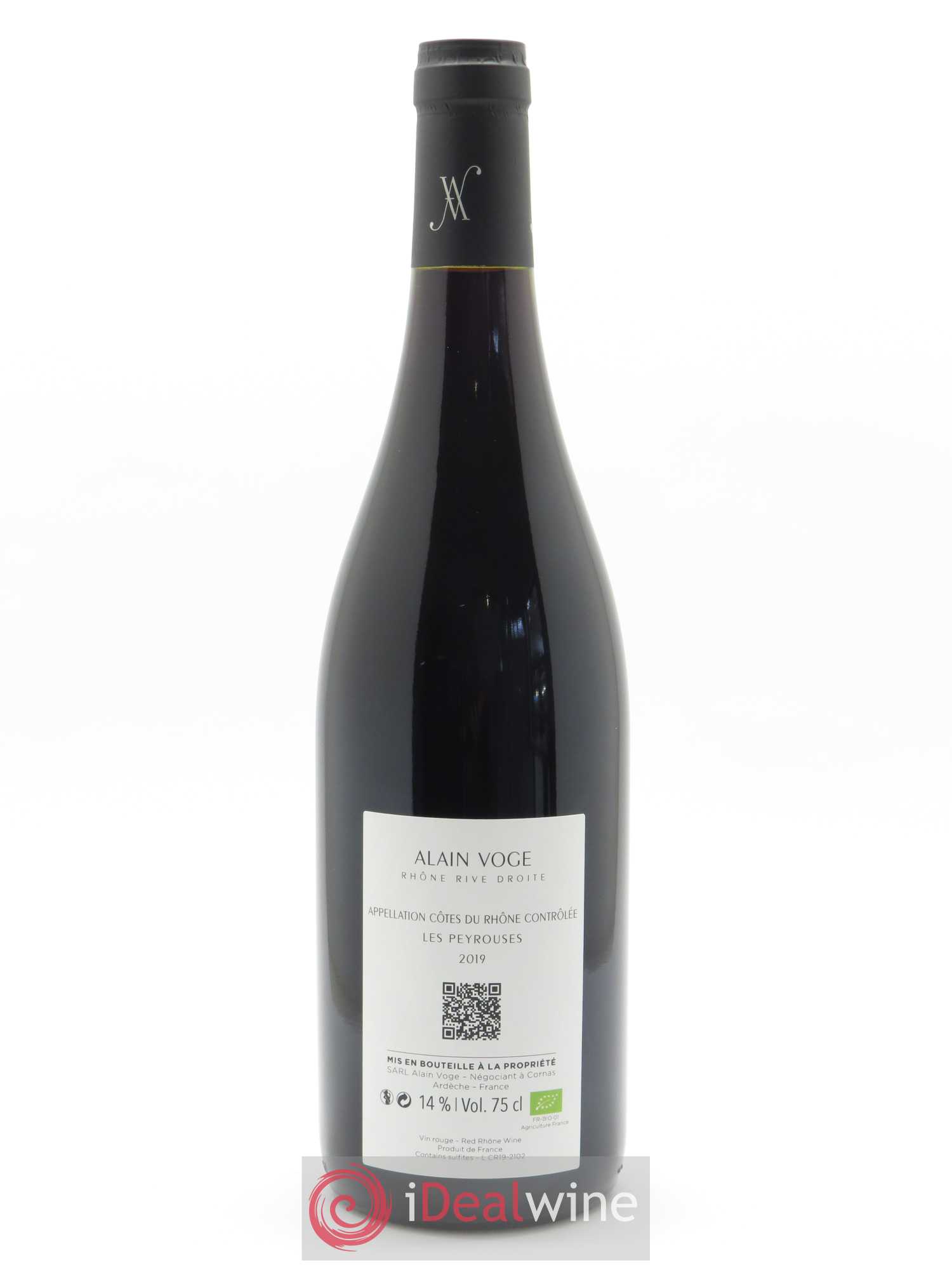 Côtes du Rhône Les Peyrousses Alain Voge (Domaine)  2019 - Lot de 1 Bouteille
