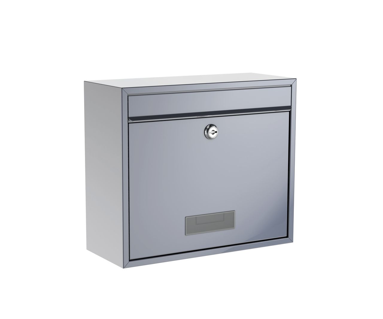 Basi Briefkasten - BK 900 - Stahl Silber
