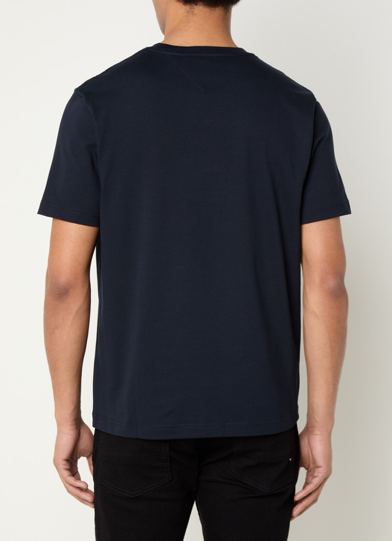 Tricou Tommy Hilfiger Global cu buzunar la piept