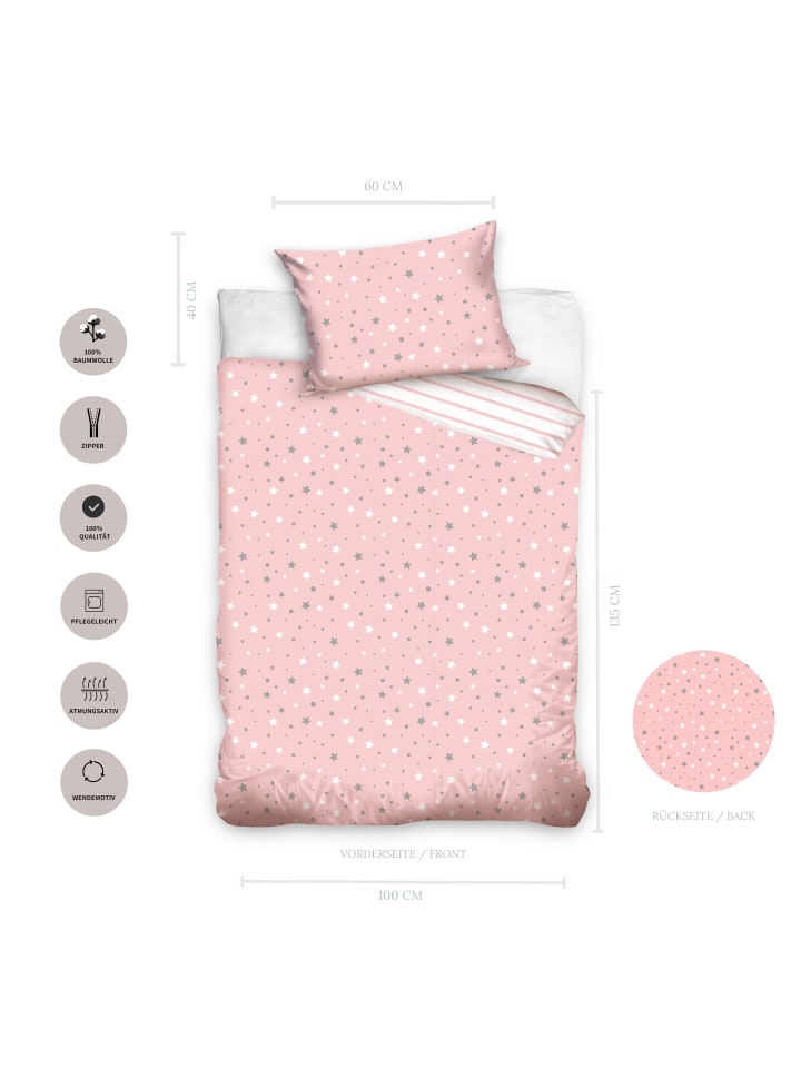 termana Traum&Trend Baby Bettwäsche-Set 