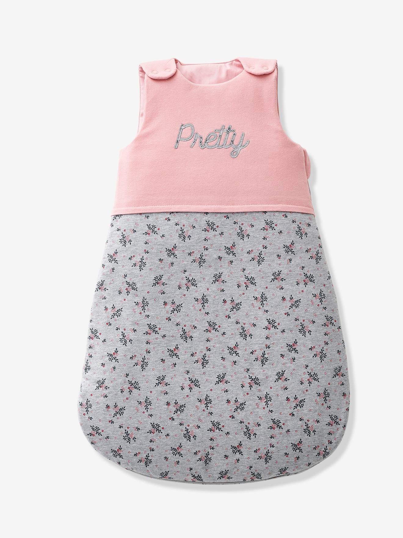 Gigoteuse manches amovibles PRETTY BABY rose / multicolore