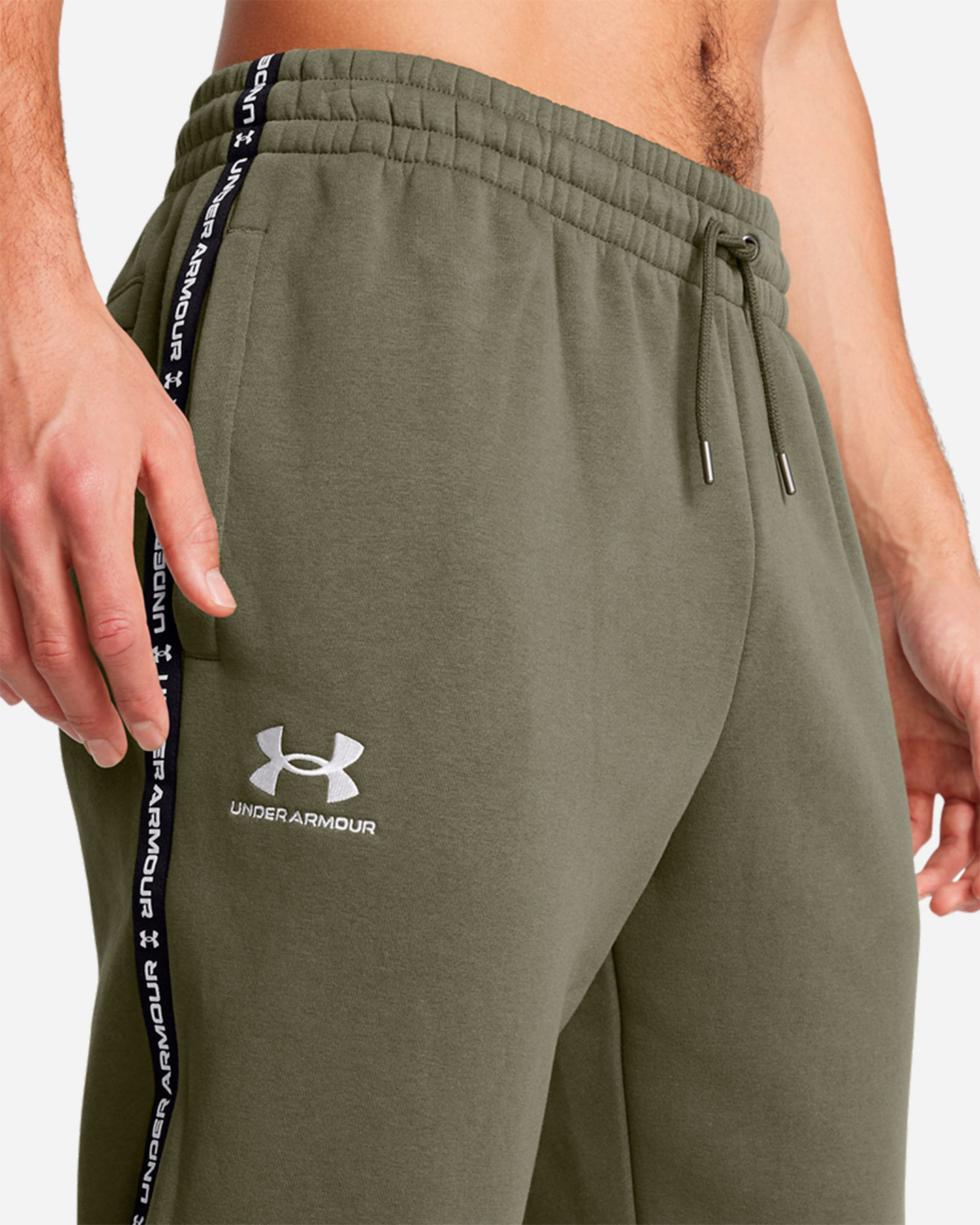 Bukser Under Armour Icon Fleece Taping M 77-1389358-0390
