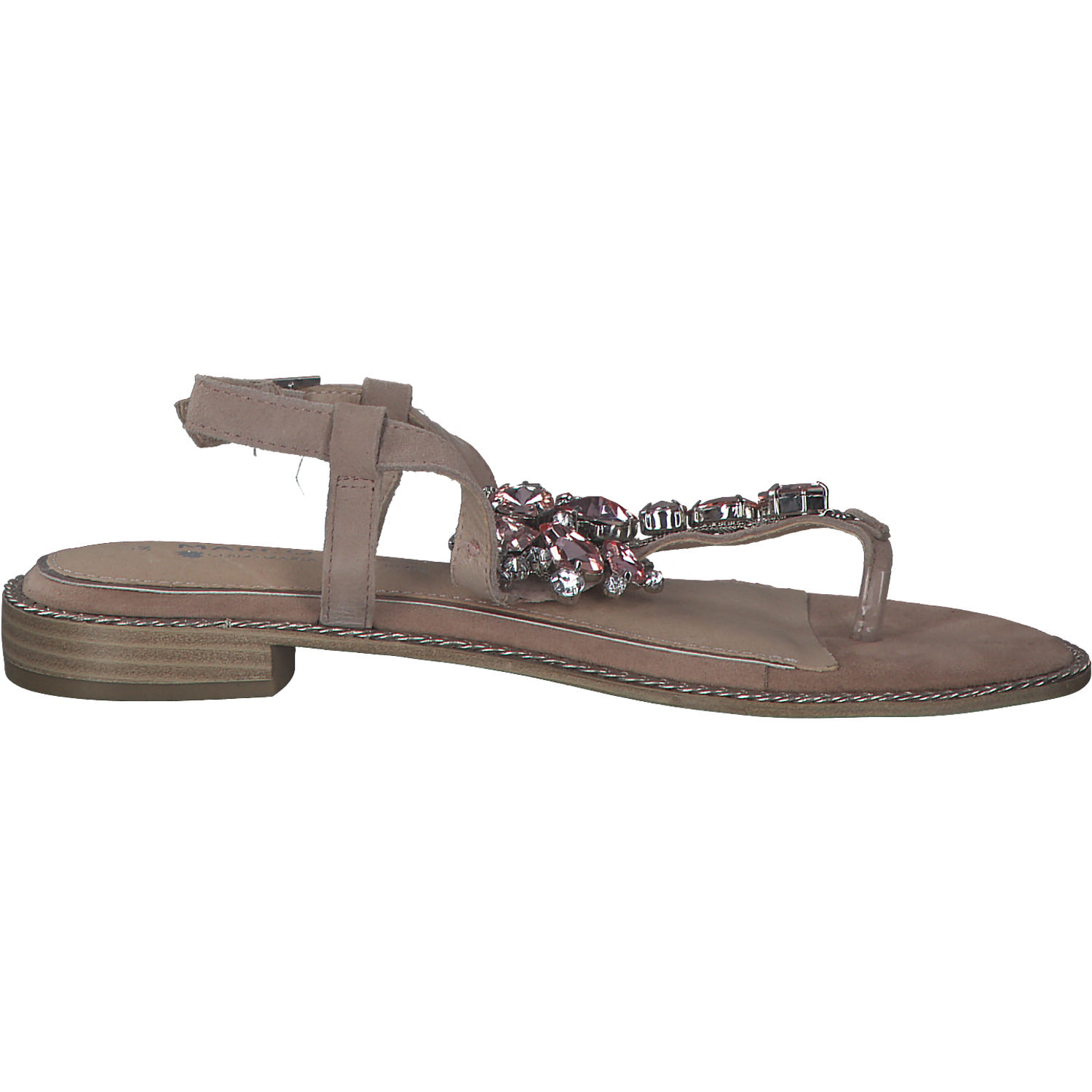 Marco Tozzi 88100, Klassische Sandalen, Damen, Rosa/Beige comb