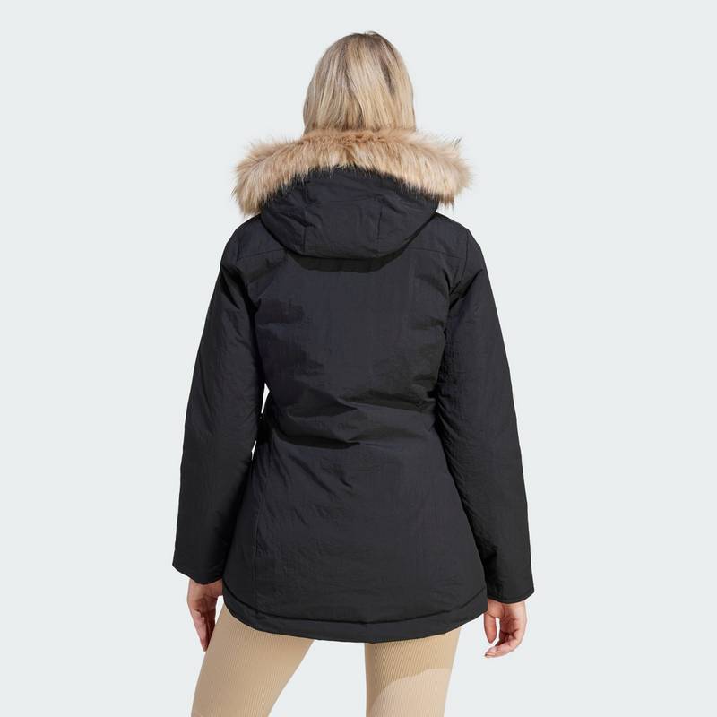adidas Hooded Fur Parka Softshelljacke Damen
