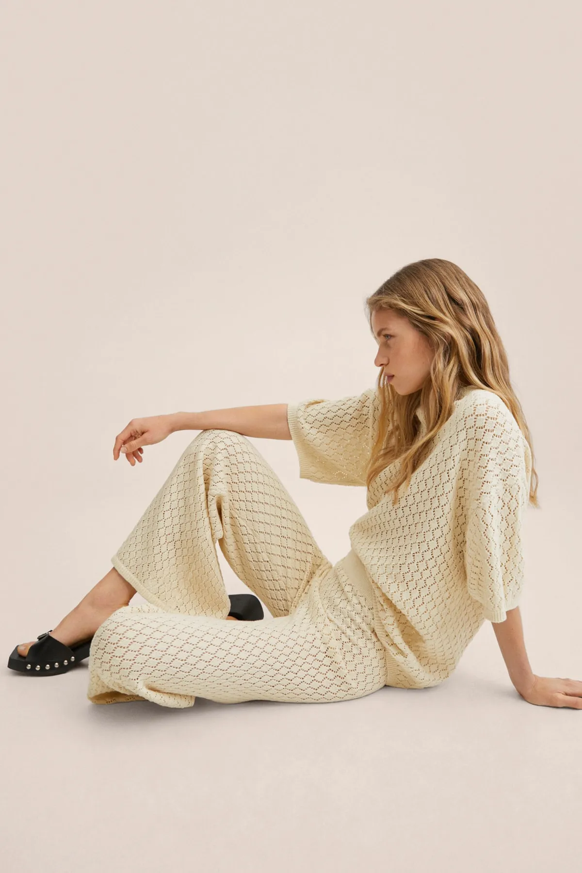 MANGO  27077109 Damen/Mädchen Ecru