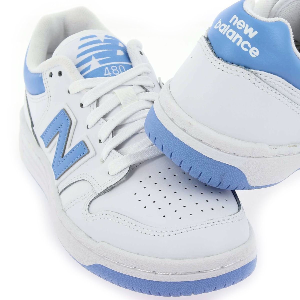 New Balance  BB480LTC - Blanc Bleu ciel