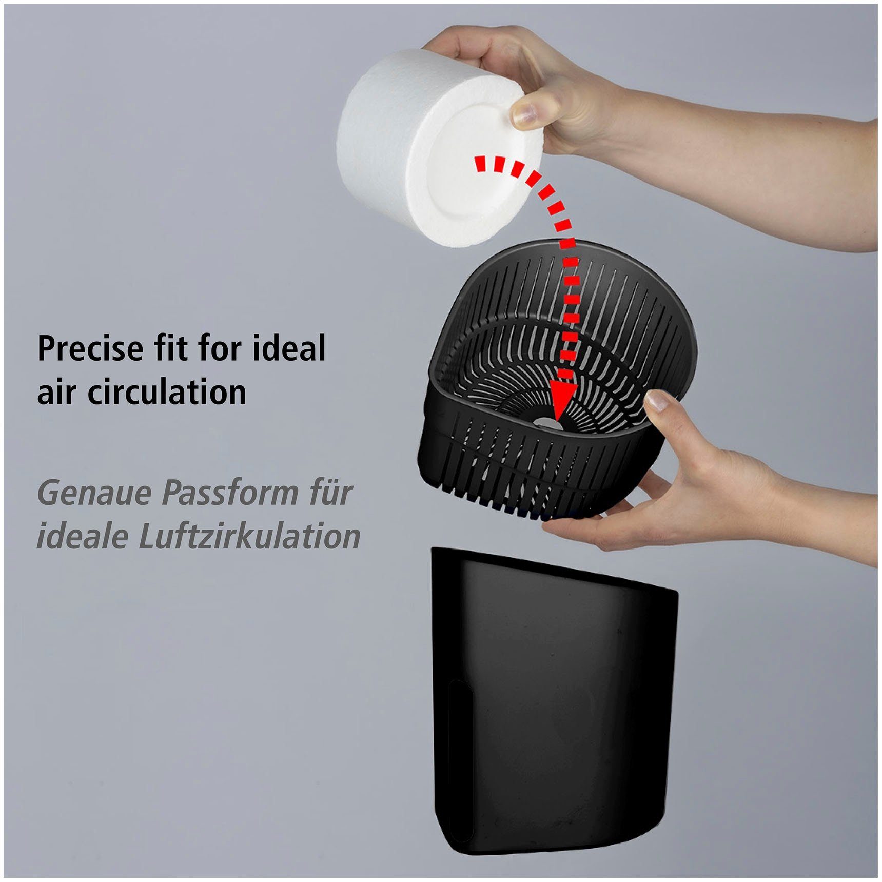 WENKO Luftentfeuchter Drop, für 80 m³ Räume, 1000 g