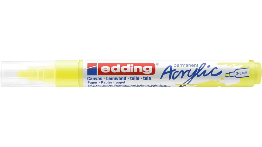 edding Acrylmarker 5100 medium neongelb neongelb
