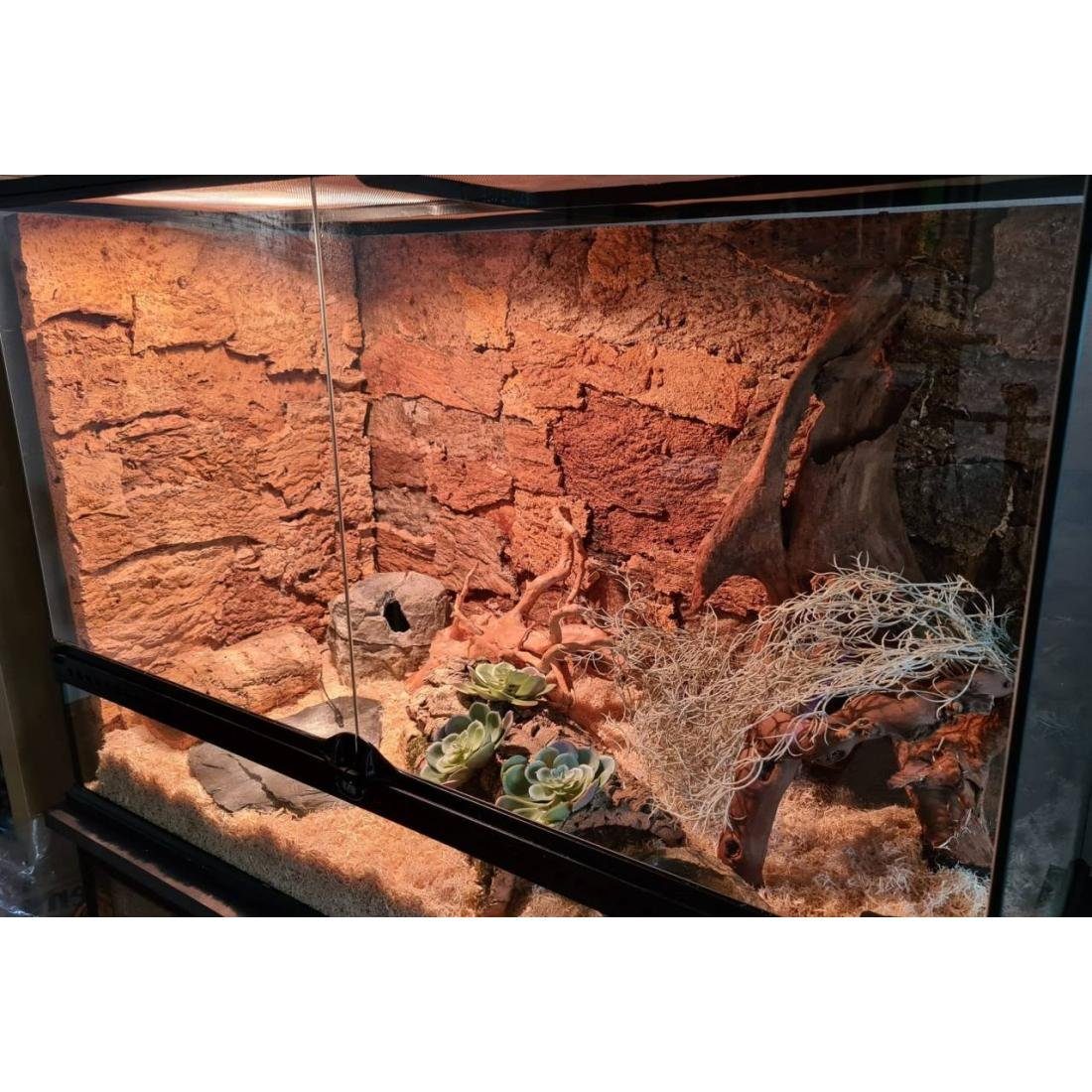 Kork-Deko.de Terrarienrückwand Rückwand für Terrarium & Auqarium aus Kork im Stil 