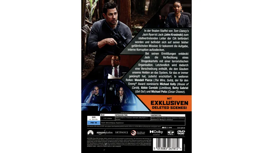 Tom Clancy's Jack Ryan - Staffel 4  [3 DVDs]