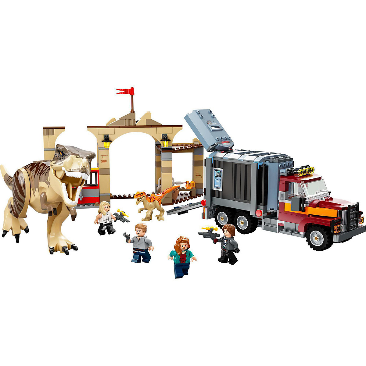 LEGO® Jurassic World 76948 T. Rex & Atrociraptor: Dinosaurier-Ausbruch