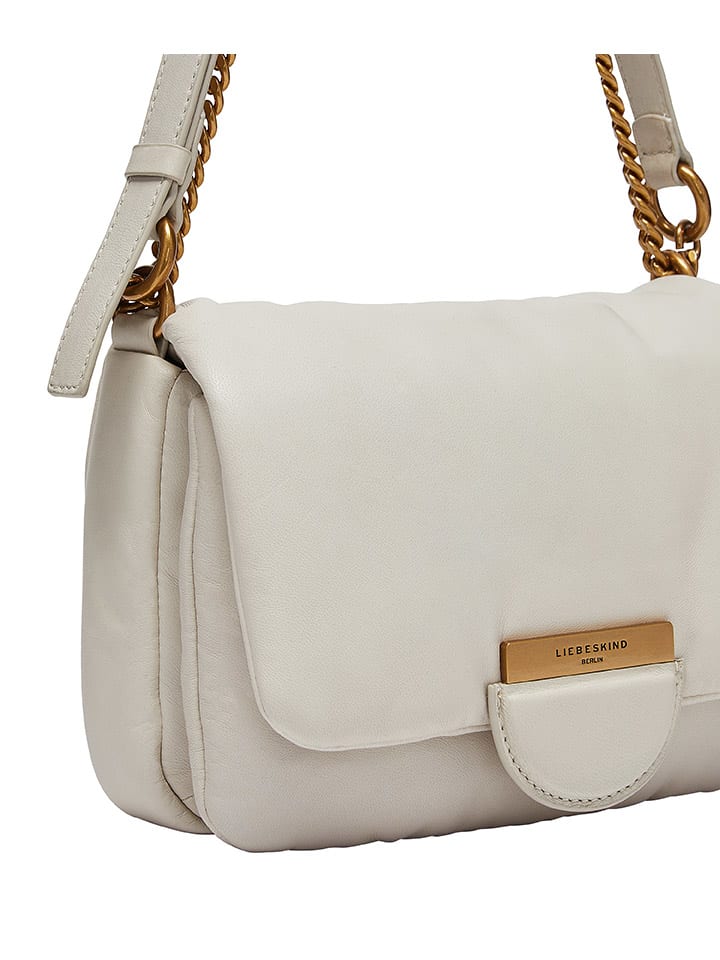 LIEBESKIND BERLIN Leder-Umhängetasche in Weiß - (B)21 x (H)14 x (T)6 cm günstig kaufen onesize