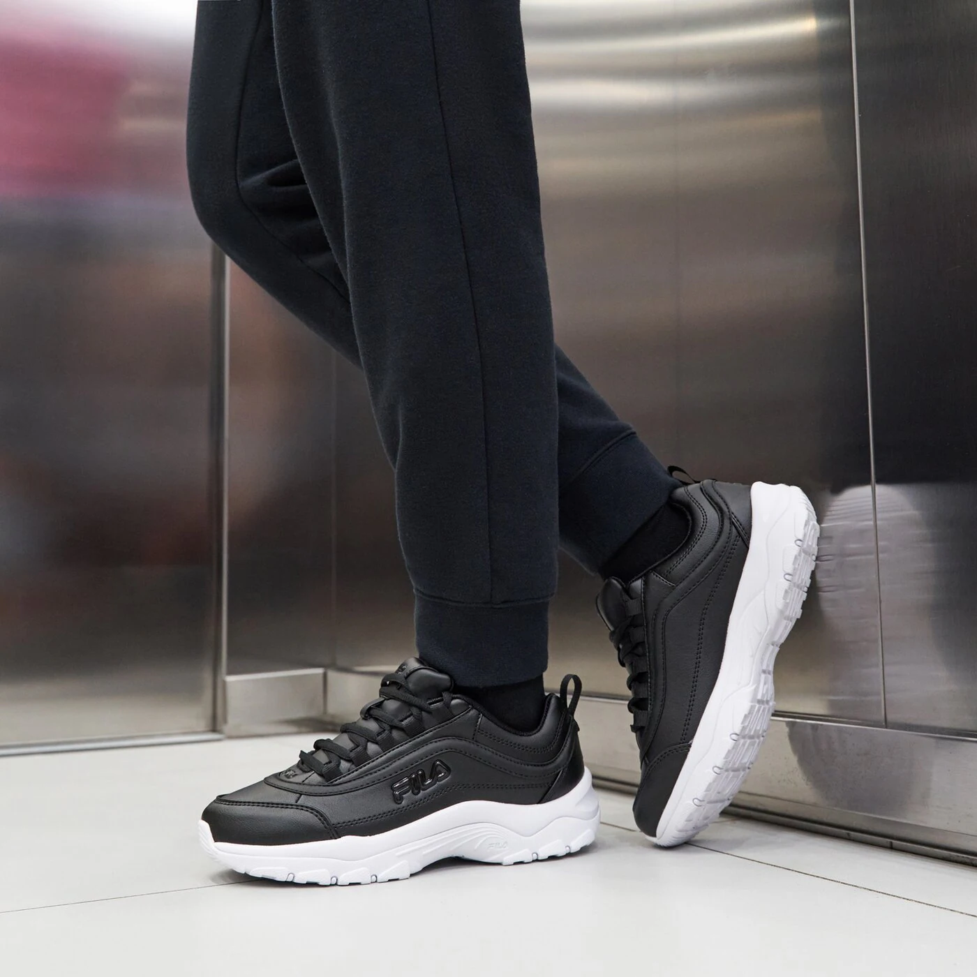 FILA STRADA G WEBBING Schwarz