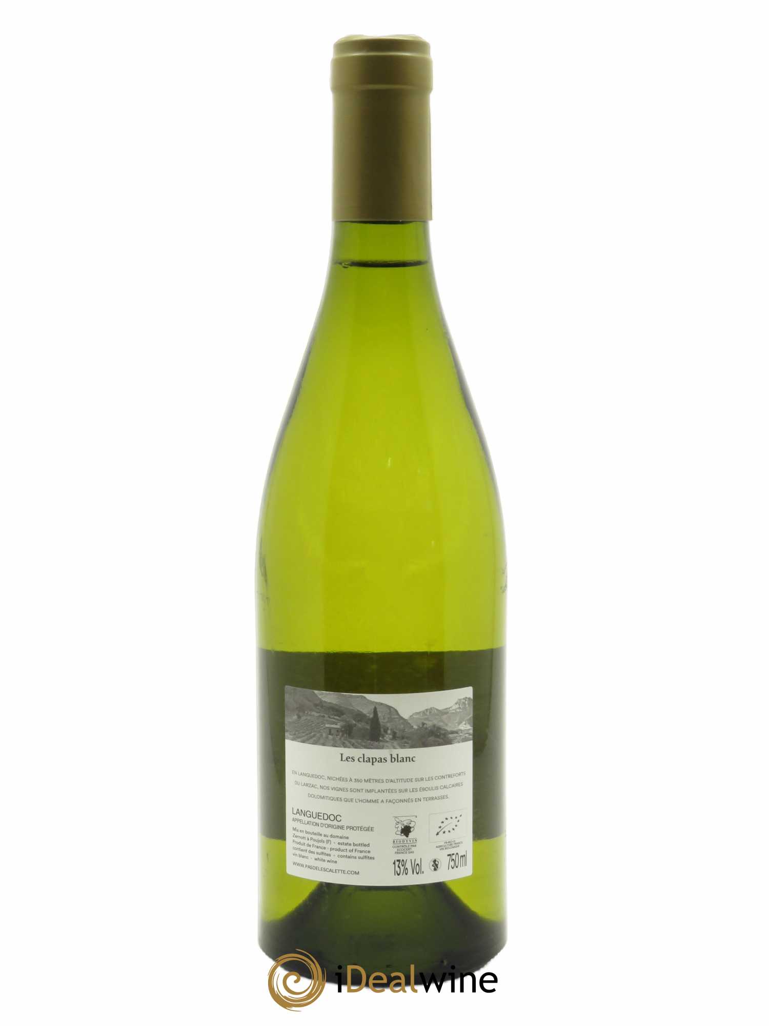 Coteaux du Languedoc Les Clapas Pas de l'Escalette  2021 - Lot de 1 Bouteille