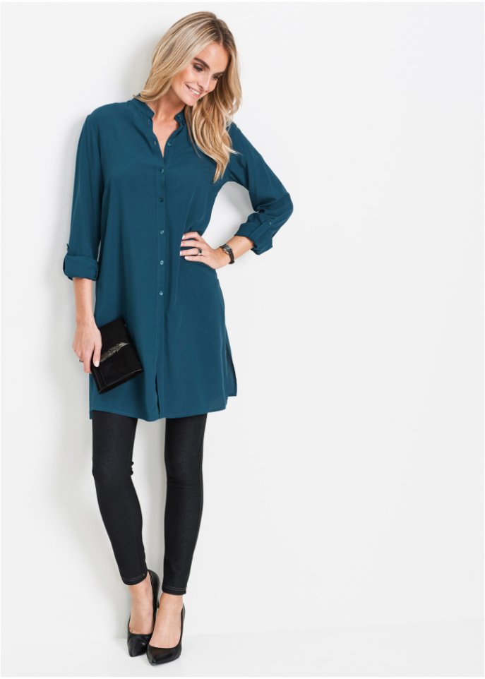 Viskose Longbluse
