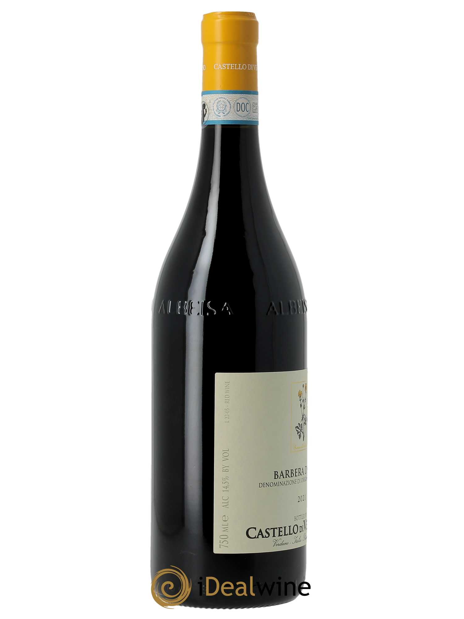 Barbera d'Alba DOC Castello Di Verduno  2021 - Lot de 1 Bouteille