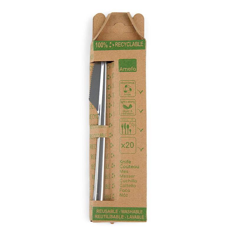 Kniv 20 stk metall resirkulerbar